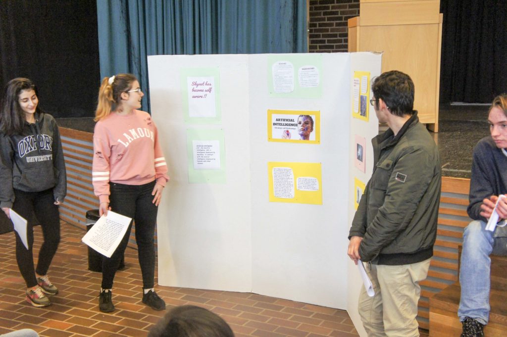 A poster presentation.